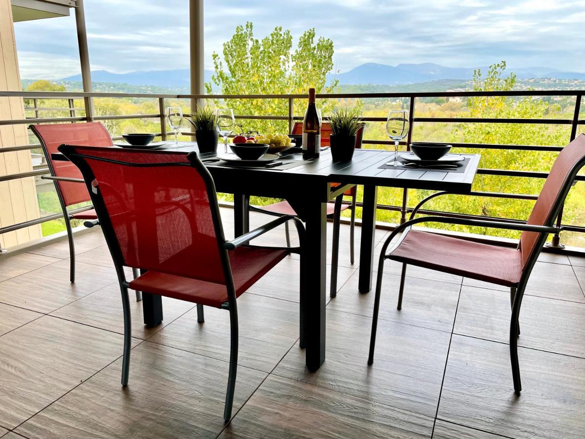 Superbe Appartement, Piscine, Vue Mer Et Montagnes Antibes Dış mekan fotoğraf